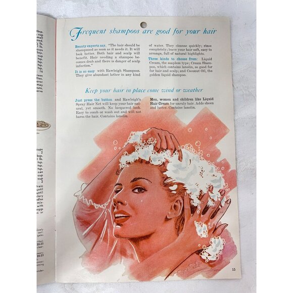 1956 Rawleighs Good Health Guide Almanac & Cook Book - Picture 12 of 16